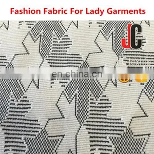 Fabric Recycled Polyester Lycra 100% Polyester Spandex Plain Dyed Jacquard Stretch Knit Fabric thumbnail-4