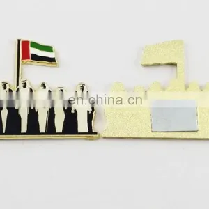 Custom Printing 44 Anniversary Magnetic Metal Lapel Pin For UAE National Day Gifts thumbnail-1