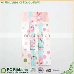 Top Quality Lovely Floral Bow Wholesale Elastic Baby Headband Diy thumbnail-1