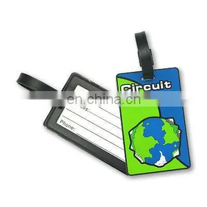 Personalised PVCTravel Baggage Bag Tag With Strip thumbnail-1