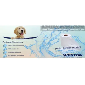Flushable Nonwovens for Toilet Wet Wipes thumbnail-1