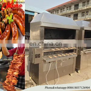 Mona Manufacturer Customized Barbecue Brazilian Rodizio Machine Gas Grill BBQ Grill Machine thumbnail-3