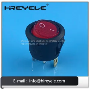 2Pin On Off Miniature 12V Round Rocker Switch thumbnail-1