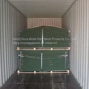 Welded Military Sand Gabion Box Wall Hesco Barrier thumbnail-5
