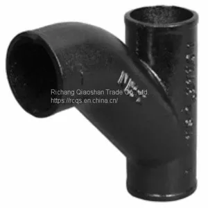 Combination Wye of CISPI 301 ASTM A888 No-Hub Cast Iron Soil Fittings for Sanitary and Storm Drain, Waste and Vent Pipes thumbnail-1