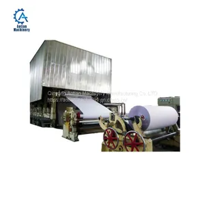 Waste Paper Rolls Notebook Paper a4 Making Machinery Office Waste Paper Recycling Machine thumbnail-1