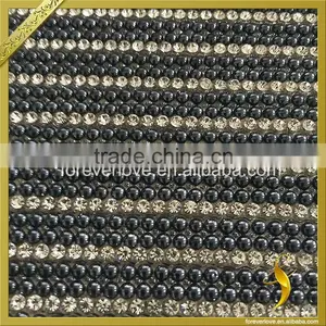 Custom Design Rhinestone Sheet Hotfix Aluminum Crystal Rhinestone Mesh FRM-210 thumbnail-3
