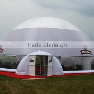 Inflatable Large Fabric Tent for Wedding / Inflatable White Large Wedding Tent / Inflatable Tents for Wedding Party thumbnail-1