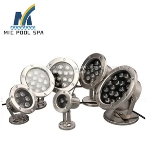 New Model Beam Light Underwater Floor Ground Spot Light Stainless Steel 304 Colorful Fountain Light thumbnail-1