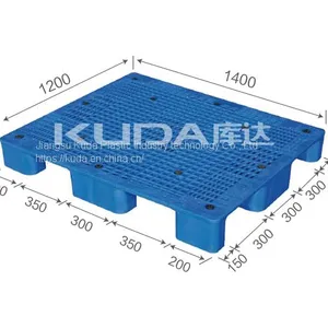 Heavy Duty Rack for Warehouse of China Manufacturer Good Quality 1412A WGJJ PLASTIC PALLET thumbnail-1