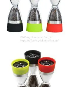 Salt and Pepper Mills Best Salt and Pepper Grinder Set thumbnail-2
