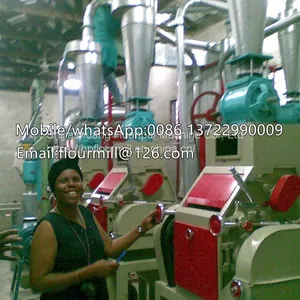 Automatic 10T Wheat Flour Machine Processing Line Grain Flour Mill Wheat Milling Machine thumbnail-4