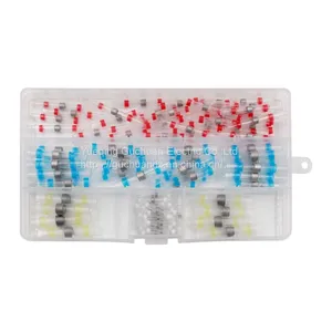 Hot Selling 100pcs Boxed Heat Shrinkable Waterproof Insulated Solder Tube Series Combination Terminal thumbnail-1