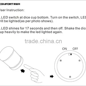 Led pp Colorful Customized Plastic Dice Cup thumbnail-6