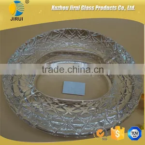 Unique Engraved Crystal Glass Ashtray thumbnail-5