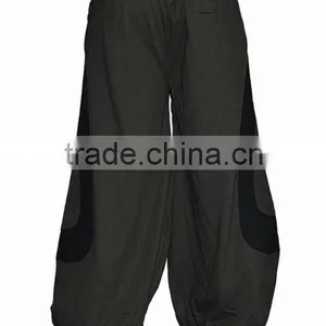 Indian Men Women Unisex Multi Color Cotton Alladin Harem Pants With Stylish Pockets Trouser thumbnail-3