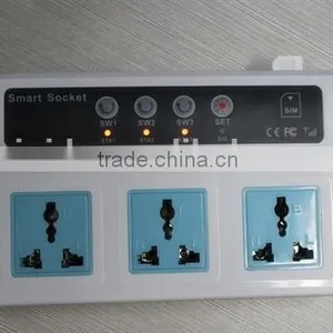 Energy Conservation 3 Sockets Remote Control Wireless GSM Power Switch Socket Remote Control by Mobile Phone Meassage &rings thumbnail-2