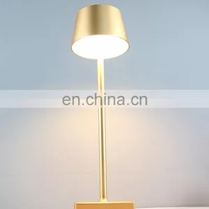 Cosmetic LED Desk Lamp Wireless Charger Table Light Aluminum Desk Lamp With Outlet Table Lamp thumbnail-1
