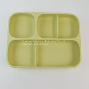Silicone Baby Feeding Set Baby Feeding Plate Silicone Tableware Plate for Kids Toddlers Suction Silicone Dinner Plate thumbnail-2