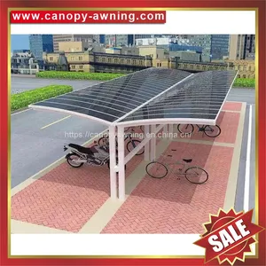 Outdoor Alu Aluminum Aluminium pc Polycarbonate Bus Shelter Canopy Awning thumbnail-5