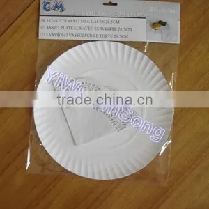 Eco-friendly Paper Doily With Plate Packed thumbnail-1