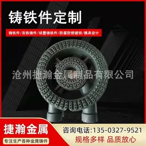 Cast Iron Parts, Gray Iron Stove Head, Metal Casting Processing, Custom Cast Iron Parts thumbnail-1