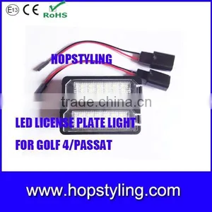 Direct Manufacture Golf 5 Golf 6 Golf 7 Led License Plate Light Led Tail Light License Plate Light for VW Golf4 Passat thumbnail-1