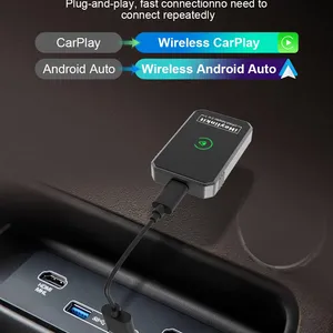 IHeylinkit Wired CarPlay Android Auto to Wireless 2 in 1 Adapter thumbnail-2