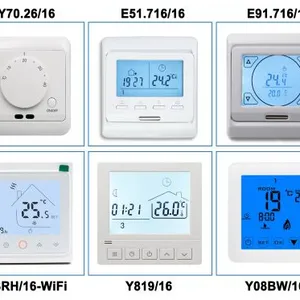 New Design 16A Hotel Digital Room Thermostat With Intelligent Wireless Room Thermostat thumbnail-5