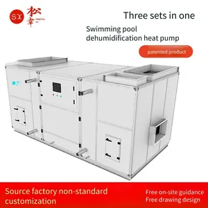 Indoor Swimming Pool Heat Pump Dehumidification Unit, Three-in-one Club Sauna Temperature Control and Constant Temperature Air Conditioning Equipment, Customizable thumbnail-1