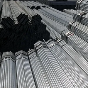 Anti-corrosion Hot-dip Galvanized Round Steel Pipe With Cutting Service for Greenhouse Steel Structures thumbnail-5