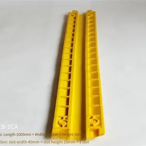 Jiulei Brand Jl-xcb-1ca | Rubber and Plastic Bridge Belt [model] Length 1000mm * Width 130mm * Height 20mm | Slot Width 40mm * Slot Height 15mm * 1 Slot thumbnail-2