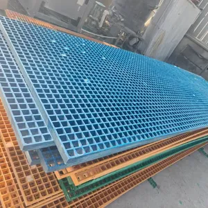 Corrosion Resistant FRP Grating Board for Sidewalk Floor - Fiberglass Composite Gratings thumbnail-5