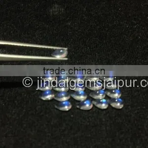 AAA Quality Wholesale Rainbow Moonstone Smooth Pear Cabochon thumbnail-1