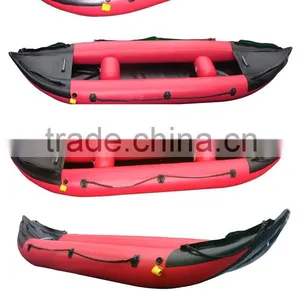PVC Inflatable Kayak CE Plate Floating Boat Handmade Factory Export Best Design thumbnail-1