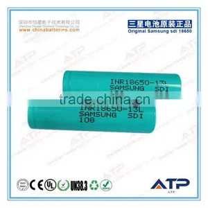 High Density 18A Dischage Cell 18650 li Ion Battery 3.6V 1300mah / Samsung Rechargeable Battery thumbnail-1