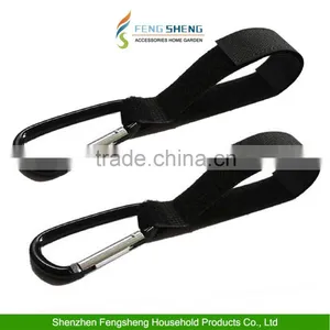 Universal Buggy Mummy Clips Pram Pushchair Shopping Bag Hook Carabiner Clip thumbnail-2