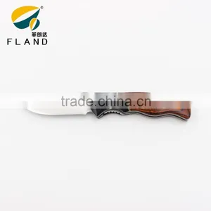2015 Good Quality With Rose Wood Handle Stainless Steel Knife Pocket thumbnail-4