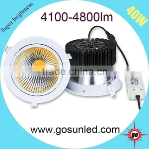 Best Effiiciency High Lumen 4800lm Super Brightness Cob Led Downlight 40w thumbnail-4