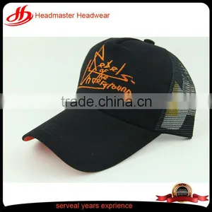 5 Panels Cotton Trucker Caps Embroidery Logo Custom Trucker Cap thumbnail-1