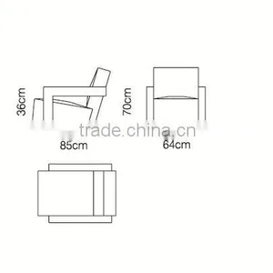 Creative Modern Design Fabric Lounge Chair MC1003 thumbnail-3