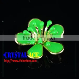 Epoxy Metal Flower Craft, Drip Diamond Double Camellia Flower Craft thumbnail-2