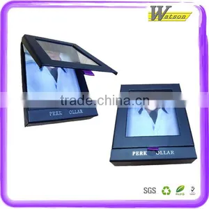 High Quality Hand-made Cardboard Clothing Gift Box With Ribbon And Window thumbnail-1