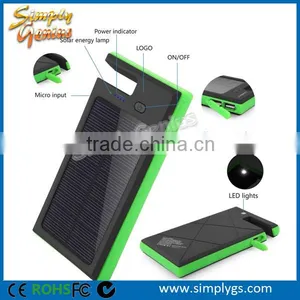 (Factory Direct) 8000mah Solar Power Bank, Power Bank Solar, Li-polymer Battery Power Bank Quality Choice thumbnail-3