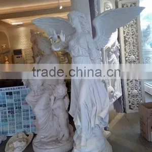Cast Stone Large Angel Sculptures thumbnail-1