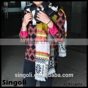 Fashio Trendy 2015 Spring Ladies Bohemia Weave Scarf thumbnail-5