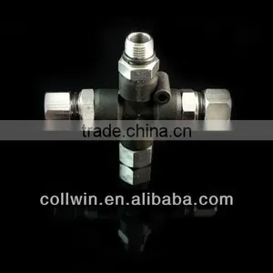 Airbrush Spray Gun 3 Way Air Hose Splitter Fitting Connector Part 1/8" thumbnail-1