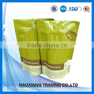 Wholesale Empty Biodegradable Plastic With Zipper Tea Bag Packing Plastic Food Packing Bags Stand up Zipper Bag thumbnail-2