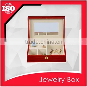 Luxury Wooden Makeup Case With Mirror thumbnail-1