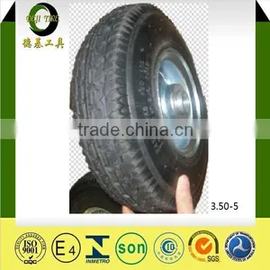 HIGH QUALITY CHEAP PRICE AIR WHEEL With STEEL RIM 3.50-5 thumbnail-1